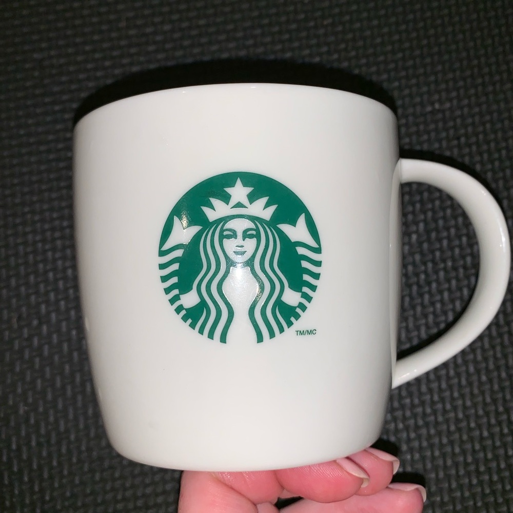 Starbucks logo coffee mug